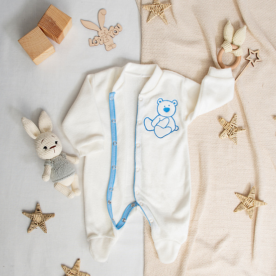 Комбинезон из флиса на кнопках арт.М-411