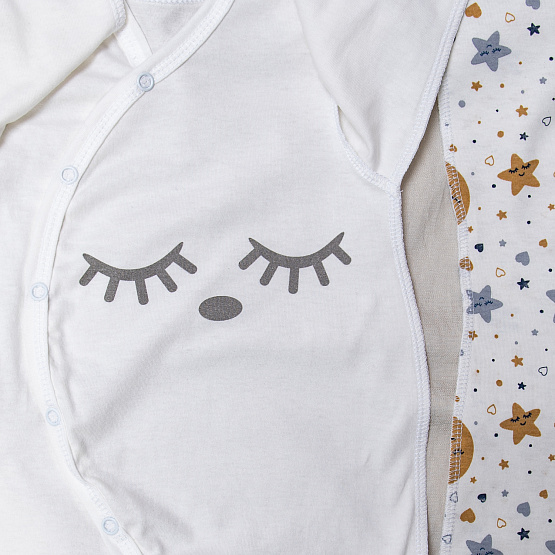 Летний комплект на выписку "Звездное небо" 417