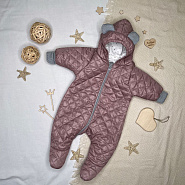 Комбинезон прогулочный утеплённый "Caramel", розовый арт.11-407