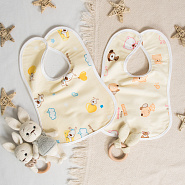 10 Нагрудник для кормления, вельбоа с пропиткой