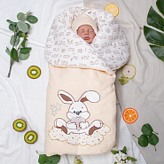 Комплект на выписку «Зайка на облаке» арт. 411