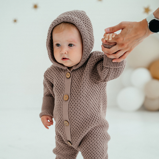 К-501 Комплект вязанный. Шоколад