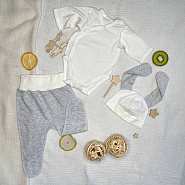 Арт.419 Комплект на выписку "Лежебока". голубой