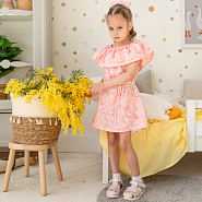 Платье с пояском "Батист" арт. Б-54