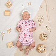 №Д-13 Боди детское с коротким рукавом на 4-кнопках