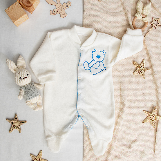 Комбинезон из флиса на кнопках арт.М-411