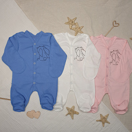 Комбинезон-слип на кнопках арт. М-466 "Зайка"