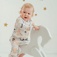 М-512 Комбинезон-слип из муслина с набивным рисунком