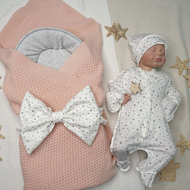 Арт. 449 Комплект на выписку "Убаюка", пудра, летний