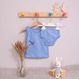 Комплект детский для мальчика: трусики и майка, арт.К-313гк