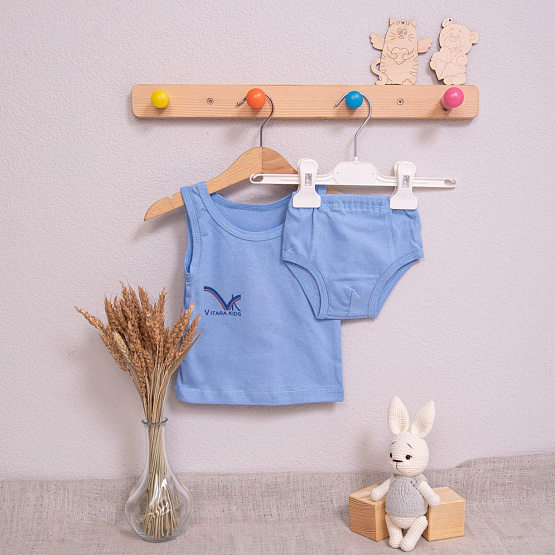 Комплект детский для мальчика: трусики и майка, арт.К-313гк