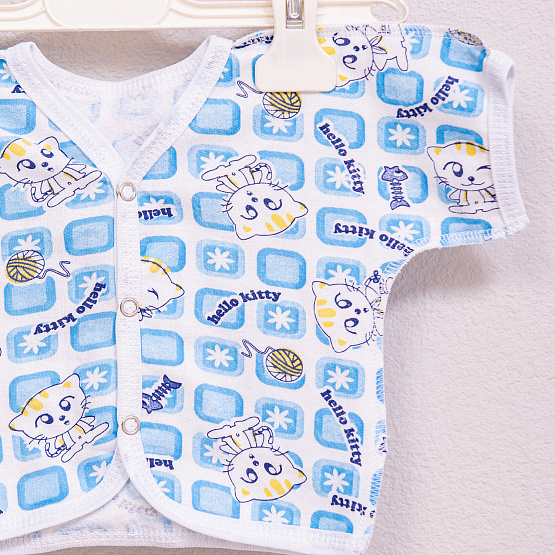 Распашонка детская на кнопках, футер арт.Р-133