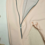 Комбинезон из футера с капюшоном арт.М-495, персик