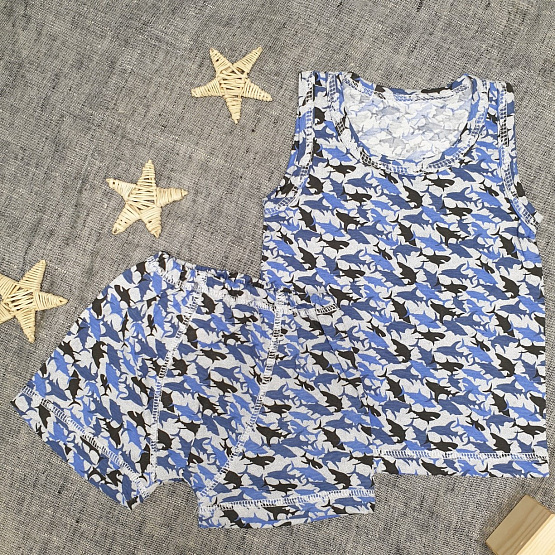 Комплект детский для мальчика: майка и трусы-боксеры, арт.К-354