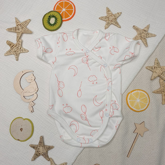 К-332 Костюм "Шарик" боди,штаны,шапочка. Розовый