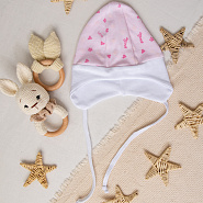 Б-236 Шапочка с ушками, интерлок, в ассортименте