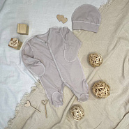 Комбинезон хлопковый с шапочкой арт.М-501