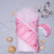 №187 Комплект на выписку, 2 предмета, розовый