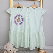 №0837 Платье "My Qween" с принтом