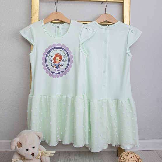 №0837 Платье "My Qween" с принтом