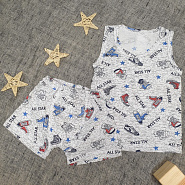 Комплект детский для мальчика: майка и трусы-боксеры, арт.К-354