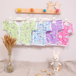 Распашонка детская на кнопках, футер арт.Р-133