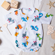 Боди детское муслин набивной арт.Д-33