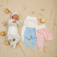 Ползунки для малышей "Еврики" арт.Т-77, молочный