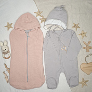 452 Комплект на выписку "Любимка", пудровый