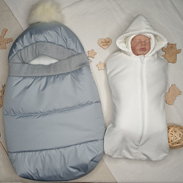 Конверт прогулочный «Дутик» арт.11-170 серый