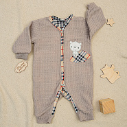 Комбинезон с клетчатой подкладкой арт. М-475