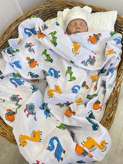 Пелёнка 120х80см (муслин) арт.0325У