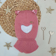 Шапка-шлем дет. "Ушки", для девочки 2-5 лет арт.Б-290