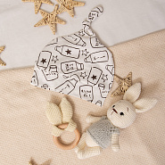 Шапочка с узелком Б-276 Молочный