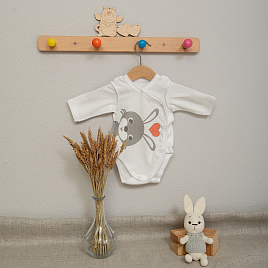 Боди принт "Заяц" арт.Д-27