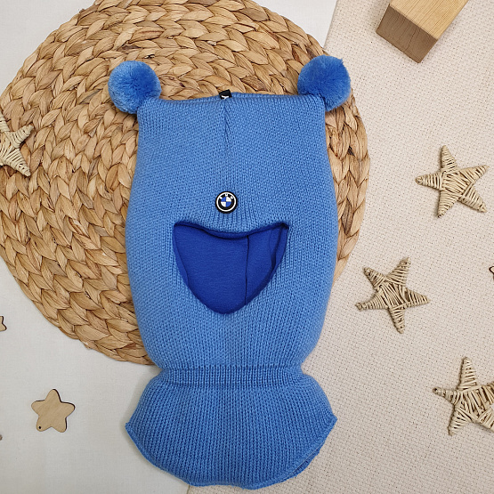 № Б-289 Шапка-шлем дет. "Авто", для мальчика 2-5 лет