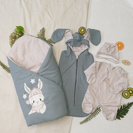 Арт. 441 Комплект на выписку "Джуниор", мята, летний