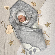 ПВ-34 Плед вязаный "Мишутка"