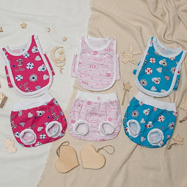 К-351 Костюм майка+трусики под памперс 