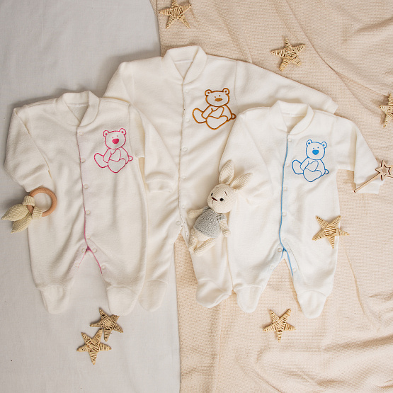 Комбинезон из флиса на кнопках арт.М-411