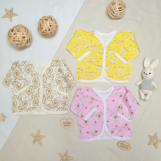 Рубашка-распашонка на пуговицах, арт.Р-102