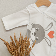 Боди с принтом "Заяц" арт. Д-27