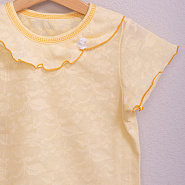 Футболка для девочки ажурная, цветная арт.Ф-108