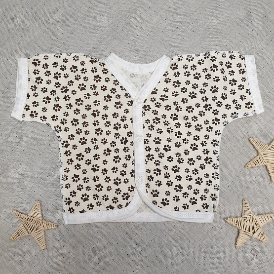 Р-138 Распашонка детская с коротким рукавом