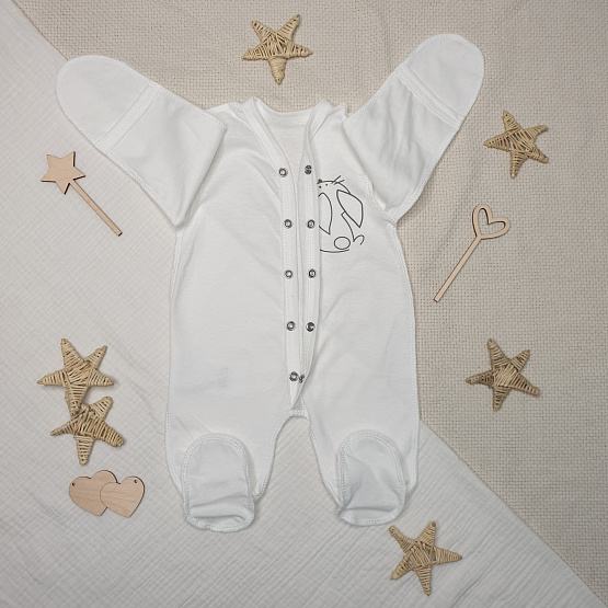 Комбинезон-слип на кнопках арт. М-466 "Зайка"