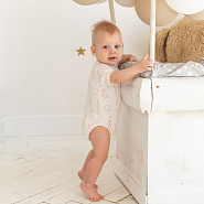 К-332 Костюм "Шарик" боди,штаны,шапочка. Розовый