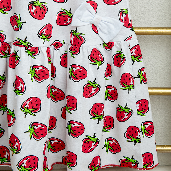 Платье "Иришка" Б-53 клубничка