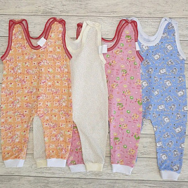 Т-49 Ползунки высокие детские, на пуговицах, в ассортименте