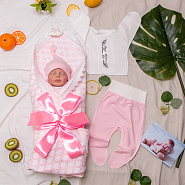 Комплект на выписку "Swan Song" №391 розовый