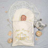 №124 Конверт прогулочный с декоративной вышивкой «Crown Royal»